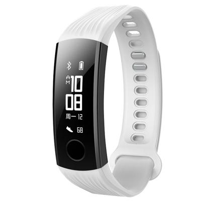 Silicone polsbandje voor vervanging voor Huawei Honor Band 3 (wit)