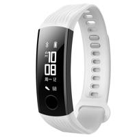 Silicone polsbandje voor vervanging voor Huawei Honor Band 3 (wit)
