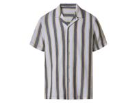 esmara Men Mousseline heren overhemd (Wit/grijs, S (37/38))