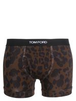 TOM FORD boxer à bande logo - Marron - thumbnail