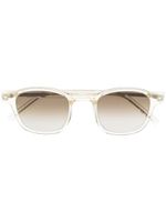 Saint Laurent Eyewear tortoiseshell round-frame sunglasses - Jaune