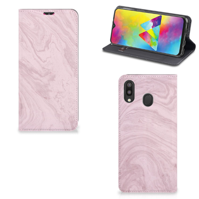 Samsung Galaxy M20 | Standcase | Marble Pink - Origineel Cadeau Vriendin
