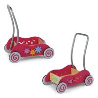 Simply For Kids houten duwwagen roze Simply For Kids houten duwwagen roze