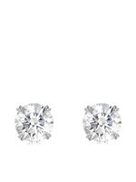 Pragnell puces d'oreilles Windsor en or blanc 18ct à diamant - Argent