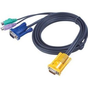 Aten 1.8M PS/2 KVM Kabel met 3 in 1 SPHD