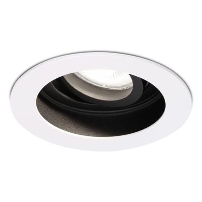 Laredo LED inbouwspot - GU10 5 Watt 400 lumen - 6400K daglicht wit - Dimbaar - verzonken - Rond - Kantelbaar - IP20 Voor binnen - Wit