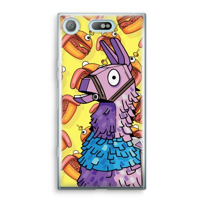 Loot Burger: Sony Xperia XZ1 Compact Transparant Hoesje Loot Burger: Sony Xperia XZ1 Compact Transparant Hoesje