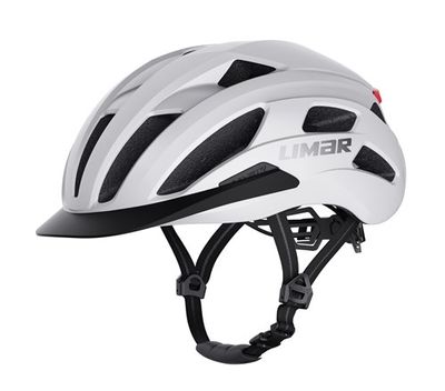 Limar Helm torino l 57-61 mat wit met led