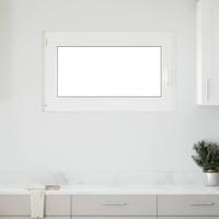 Kelderraam "RISOR" 100x50 cm draai-kiep DIN links antraciet