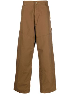 Carhartt WIP pantalon ample à empiècements - Marron