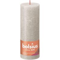 Bolsius kaars rustiek 7x19 cm sandy grey