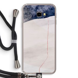 Stone White: Samsung Galaxy J4 Plus Transparant Hoesje met koord