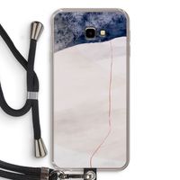 Stone White: Samsung Galaxy J4 Plus Transparant Hoesje met koord