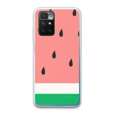 Watermeloen: Xiaomi Redmi 10 Transparant Hoesje