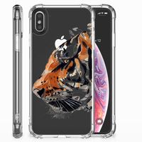 Back Cover Apple iPhone X | Xs Watercolor Tiger