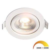 EcoDim LED inbouwspot 5W DimToWarm 85mm 36gr rond verstelbaar wit - LED4700
