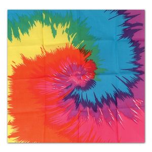 Tie dye print bandana