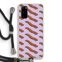 Bacon to my eggs #2: Samsung Galaxy S20 Transparant Hoesje met koord