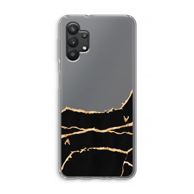 Gouden marmer: Samsung Galaxy A32 5G Transparant Hoesje