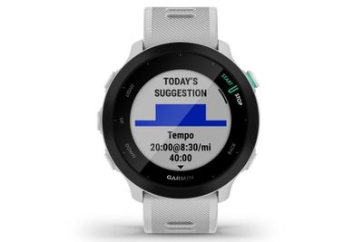Garmin Forerunner 55 GPS Sporthorloge - Wit Garmin Forerunner 55 GPS Sporthorloge - Wit
