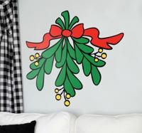 Kerstmis maretak sticker