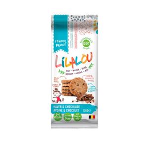 Lilalou Haver en chocolade koekjes bio (130 gr)