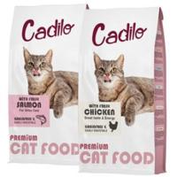 Cadilo Adult Grain Free probeerpakket (2 smaken) - premium kattenvoer 2 kg Fresh Chicken + 2 kg Fresh Salmon