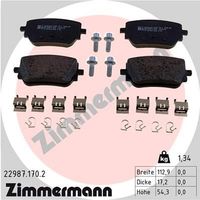 Remblokkenset, schijfrem 229871702 Remblokkenset, schijfrem 229871702