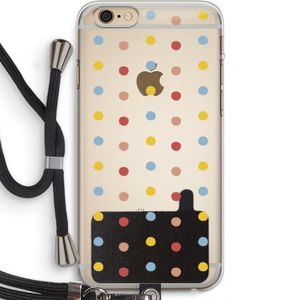 Bollen: iPhone 6 PLUS / 6S PLUS Transparant Hoesje met koord