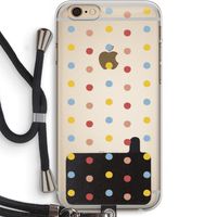 Bollen: iPhone 6 PLUS / 6S PLUS Transparant Hoesje met koord