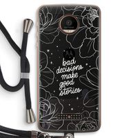 Good stories: Motorola Moto Z Force Transparant Hoesje met koord