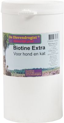 Dierendrogist biotine poeder+kruiden voor hond en kat