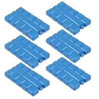 Blauwe Koelelementen 12x stuks 15 x 8 x 2 cm