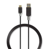 Nedis USB-Kabel | USB-A Male naar USB-C Male | 5 Gbps | 1 m | 1 stuks - CCBW61600AT10 CCBW61600AT10