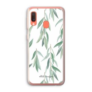 Branch up your life: Samsung Galaxy A20e Transparant Hoesje