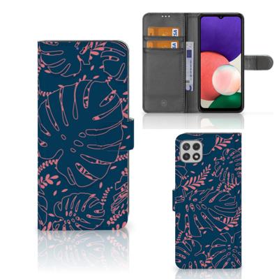 Samsung Galaxy A22 5G Hoesje Palm Leaves