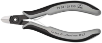 Knipex Precisie Elektronica-Zijsnijtang ESD | 125 mm Lengte | Meer-Componentengrepen | Gebruineerd - 79 02 125 ESDSB