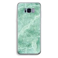 Groen marmer: Samsung Galaxy S8 Plus Transparant Hoesje - thumbnail