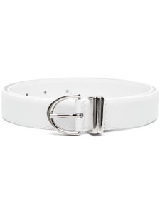 KHAITE ceinture en cuir Bambi à boucle - Blanc