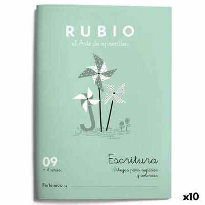 Writing and calligraphy notebook Rubio Nº9 A5 Spaans (10 Stuks)