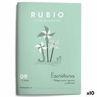 Writing and calligraphy notebook Rubio Nº9 A5 Spaans (10 Stuks)