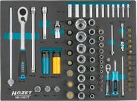 HAZET Dopsleutelset | 1/2 inch (12,5 mm) vierkant hol, 1/4 inch (6,3 mm) vierkant hol | Buiten-zeskant-tractieprofiel, Binnen-zeskant-profiel,