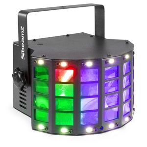 BeamZ DerbyStrobe Geschikt voor gebruik binnen Disco-laserprojector & stroboscoop Zwart