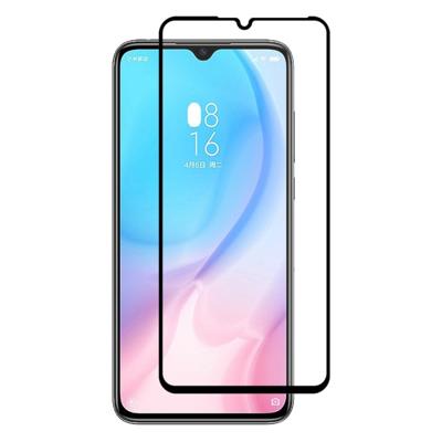 ENKAY Hat-Prins volledige lijm 0.26 mm 9H 2.5 D gehard glas volledige dekking film voor Xiaomi mi CC9