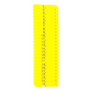 Rototag oormerk genummerd geel 1101-1200