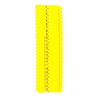 Rototag oormerk genummerd geel 1101-1200 - thumbnail