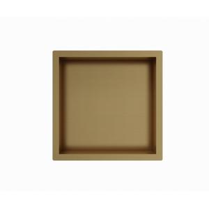 Fortifura Galeria Inbouwnis - 30x30x7cm - Geborsteld Messing PVD (Goud)