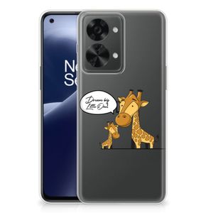 OnePlus Nord 2T Telefoonhoesje met Naam Giraffe