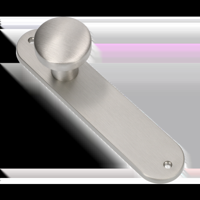 AMI Knop 169/50 Vast Langschild 200/1/7 Blind Irox Archi-Design - 620240