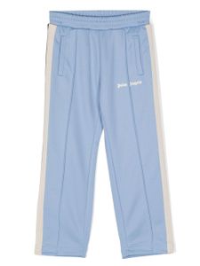 Palm Angels Kids pantalon de jogging à logo imprimé - Bleu